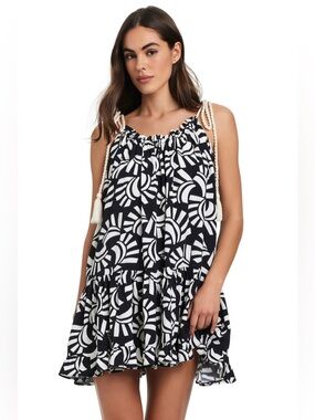 Red Carter Eyecatcher Mini Beach Dress Cover Up. NWT. Size: L. Ask: $89.